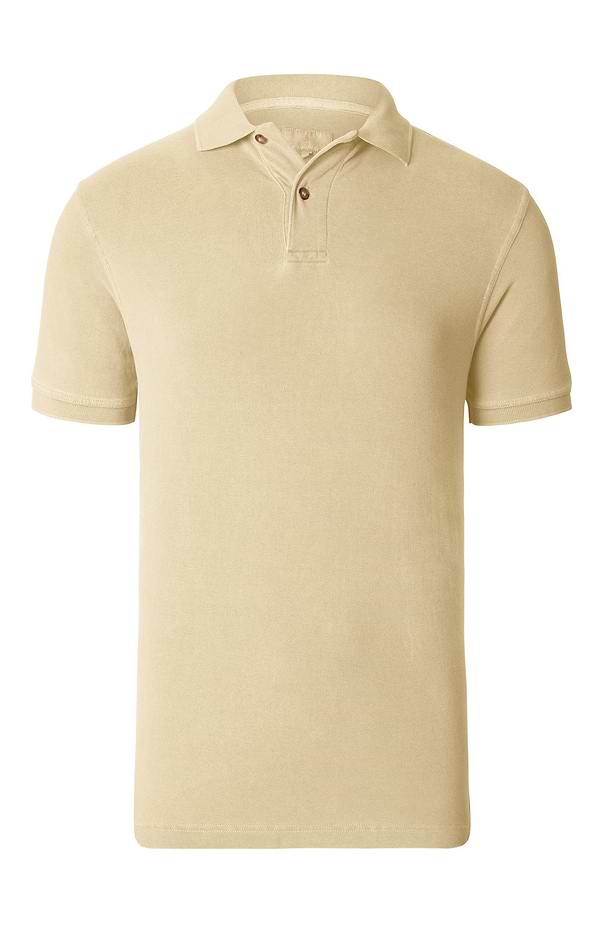 Men's Vintage Sulphur Washed Polo Shirt