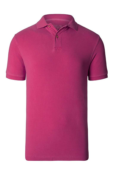 Men's Vintage Sulphur Washed Polo Shirt