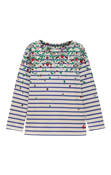 Girls Joules Harbour Striped Long Sleeve