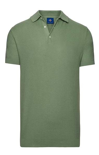 Men's Button Knitted Polo