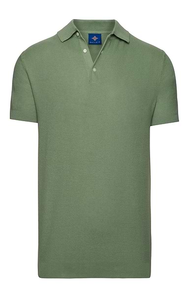 Men's Button Knitted Polo