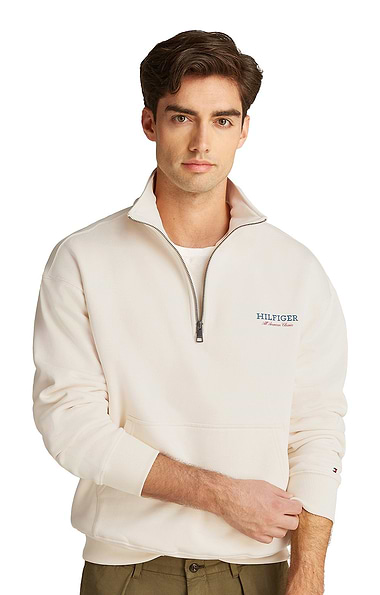 Men's Tommy Hilfiger Monotype Quarter Zip Sweatshirt