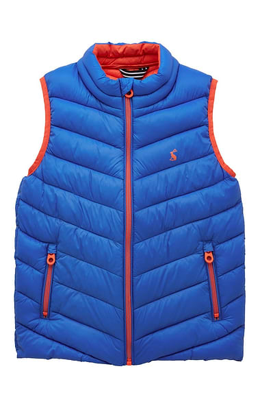 Boys Joules Crofton Showerproof Quilted Gilet