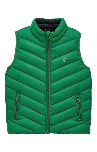Boys Joules Crofton Showerproof Quilted Gilet