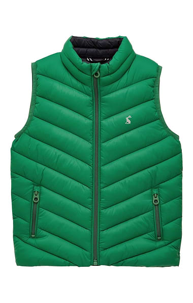 Boys Joules Crofton Showerproof Quilted Gilet