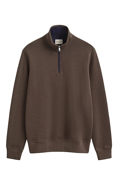 Men's Gant Sacker Rib Half Zip Sweater