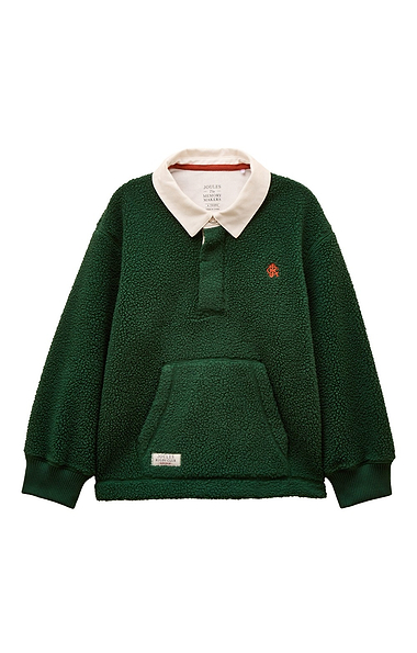 Boys Joules Fleece Rugby Top