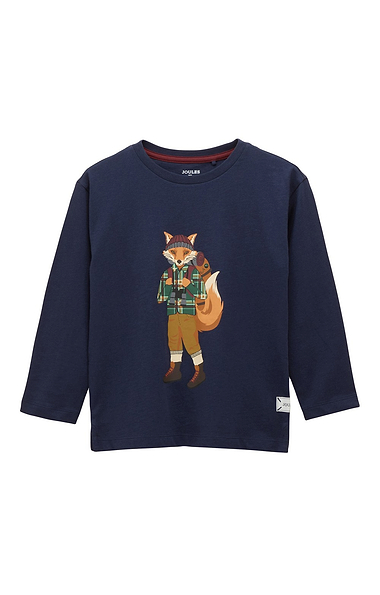 Boys Joules Finlay Jonty Fox Top