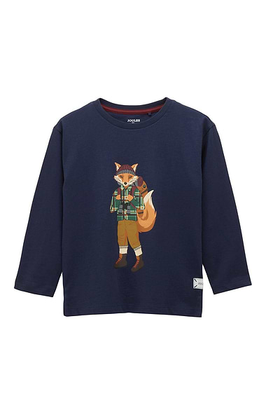 Boys Joules Finlay Jonty Fox Top