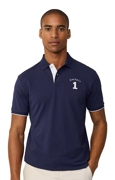 Men's Hackett Heritage Number Polo T-Shirt