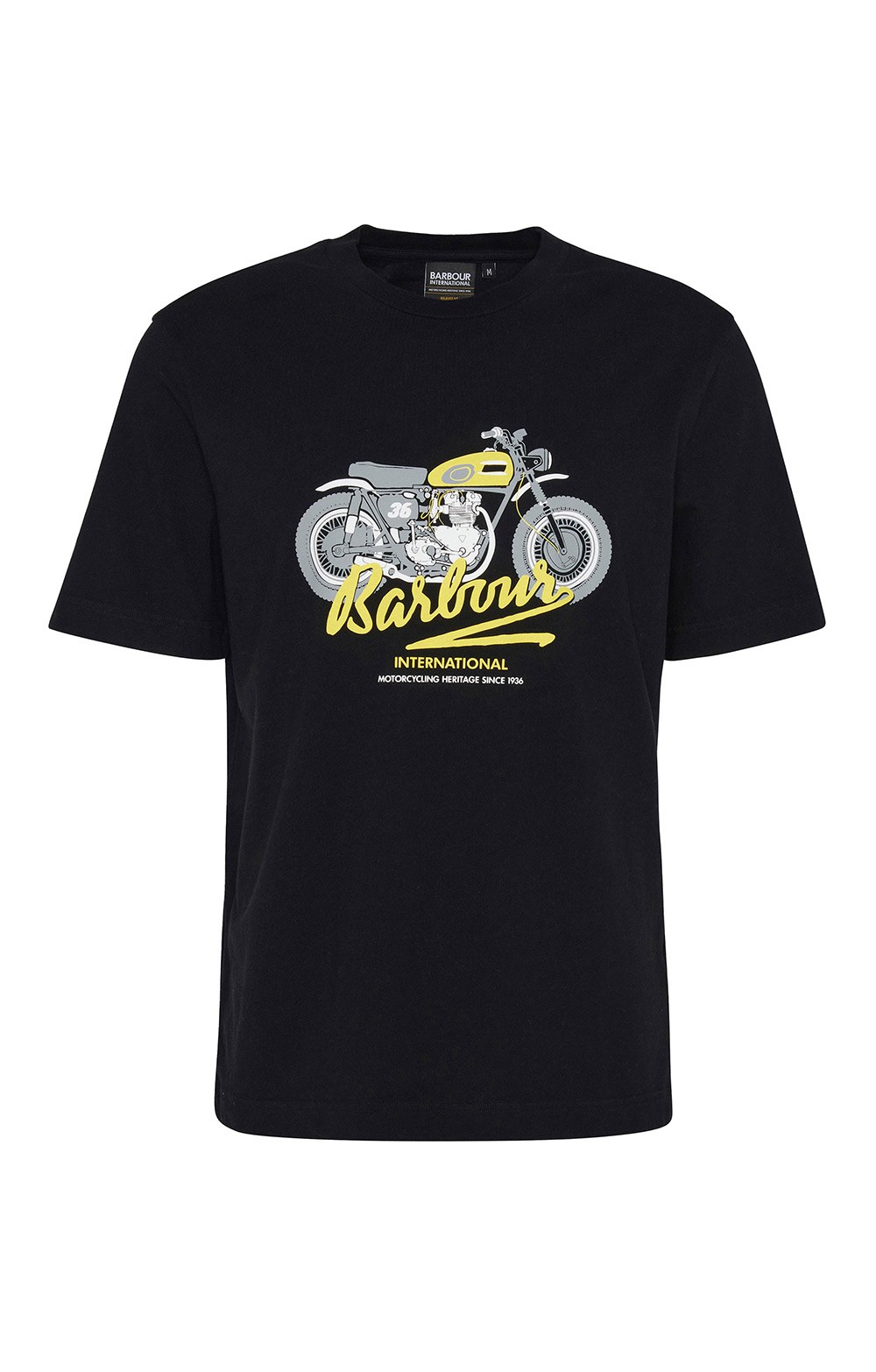 Men's Barbour International Stonebridge Graphic T-Shirt, Black