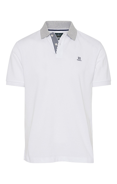 Men's Hackett London Heritage H Stripe Trim Polo Shirt