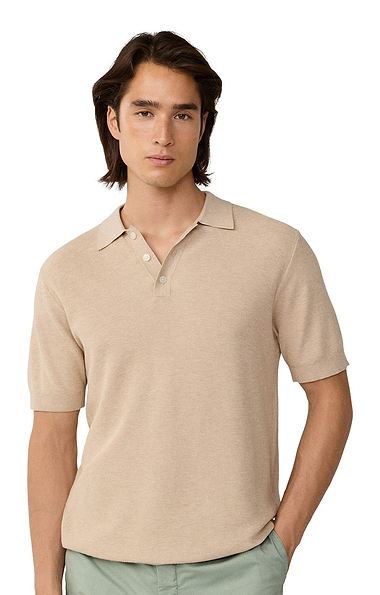 Men's Hackett London Honeycomb Short Sleeve Polo Shirt