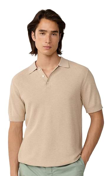 Men's Hackett London Honeycomb Short Sleeve Polo Shirt