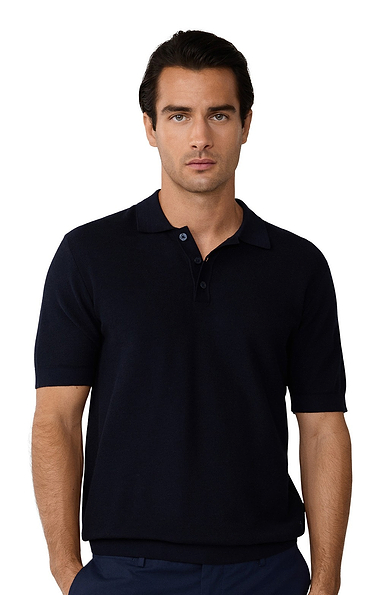 Men's Hackett London Honeycomb Short Sleeve Polo Shirt
