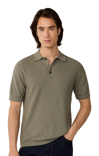 Men's Hackett London Honeycomb Short Sleeve Polo Shirt