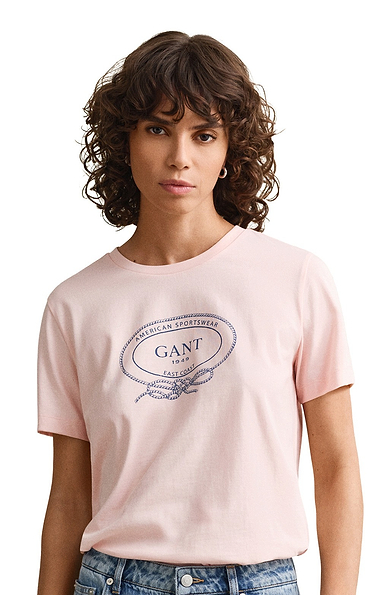 Ladies Gant Graphic Print Short Sleeve Tee