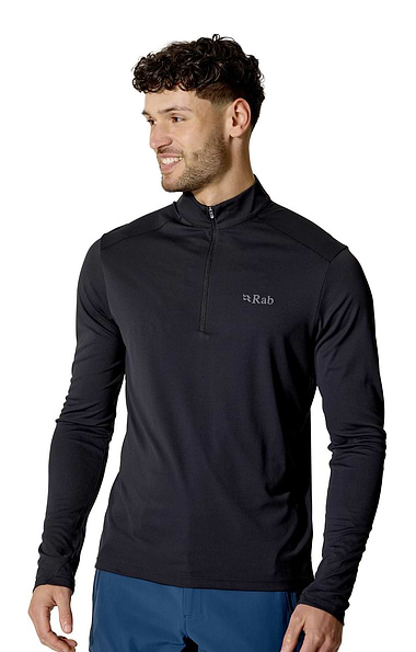 Men's Rab Force Long Sleeve Zip Tee