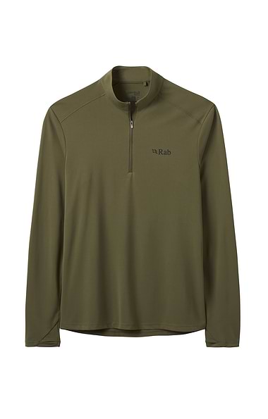 Men's Rab Force Long Sleeve Zip Tee
