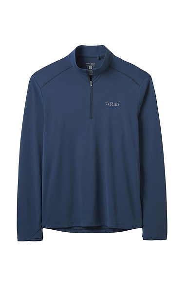 Men's Rab Force Long Sleeve Zip Tee