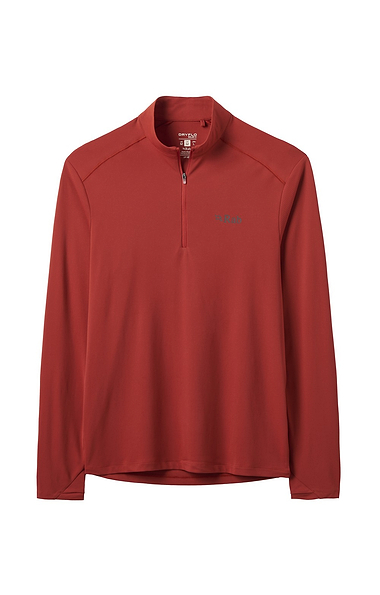 Men's Rab Force Long Sleeve Zip Tee