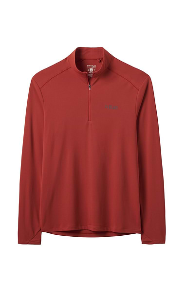 Men's Rab Force Long Sleeve Zip Tee
