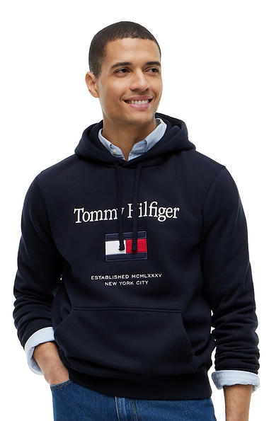Men's Tommy Hilfiger Embroidered Flag Hoodie
