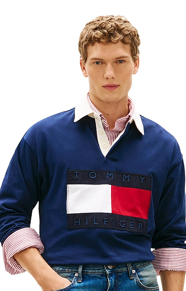 Men's Tommy Hilfiger Flag Rugby Shirt