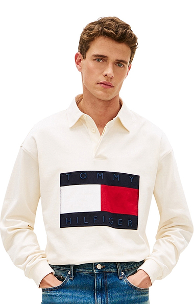 Men's Tommy Hilfiger Flag Rugby Shirt