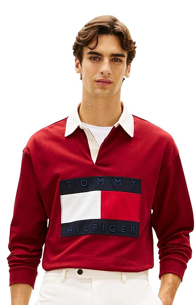 Men's Tommy Hilfiger Flag Rugby Shirt