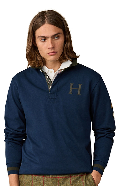 Men’s Hackett London Heritage Badge Rugby Shirt