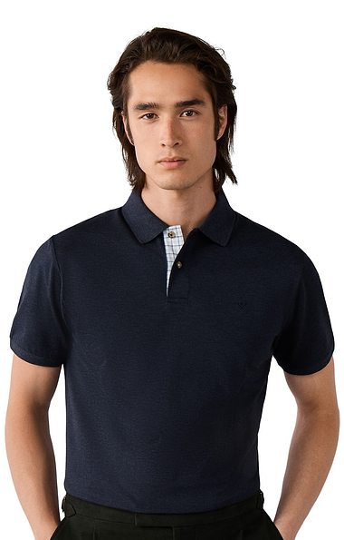 Men’s Hackett London Pique Trim Polo Shirt