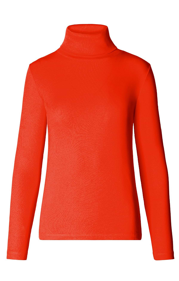 Ladies Cotton Roll Neck Jumper