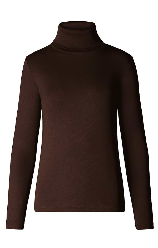 Ladies Cotton Roll Neck Jumper
