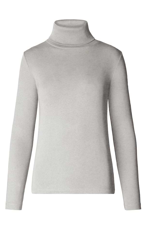 Ladies Cotton Roll Neck Jumper