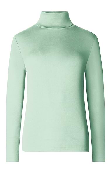 Ladies Cotton Roll Neck Jumper