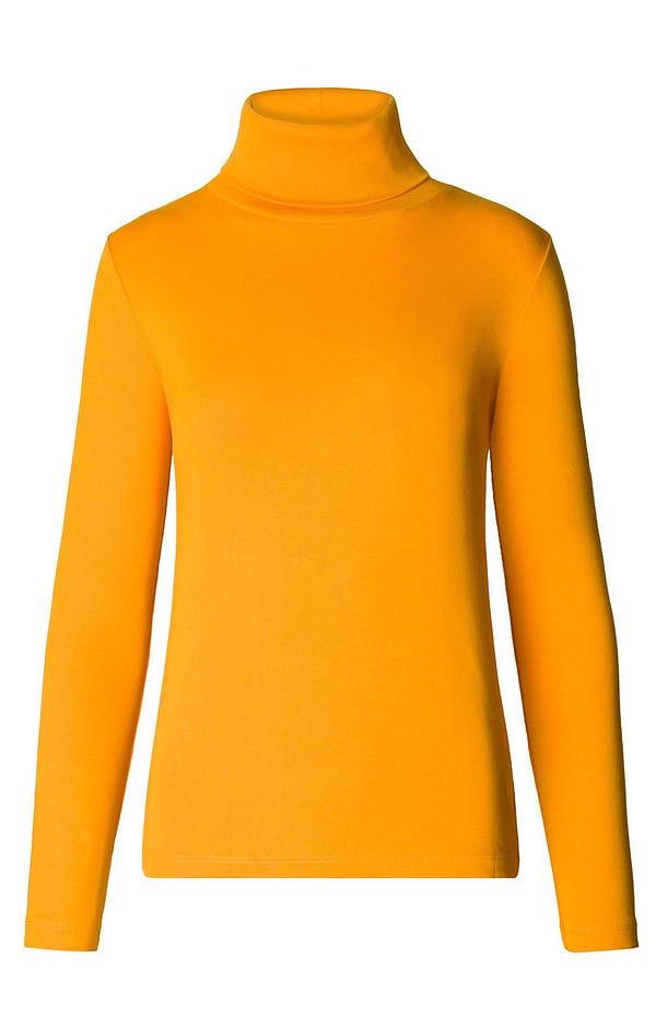 Ladies Cotton Roll Neck Jumper