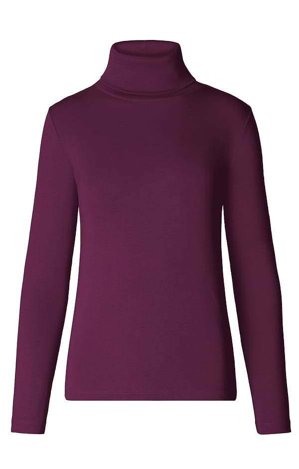 Ladies Cotton Roll Neck Jumper