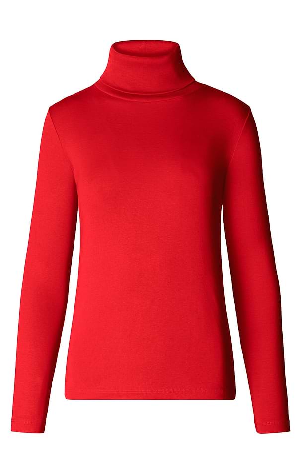 Ladies Cotton Roll Neck Jumper