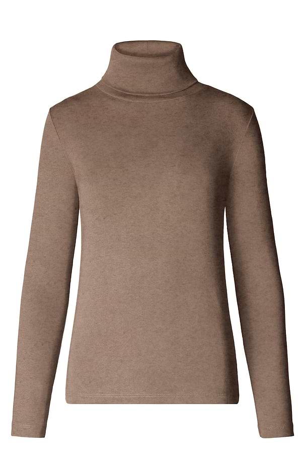 Ladies Cotton Roll Neck Jumper