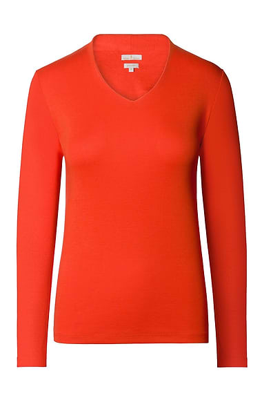 Ladies Cotton V-Neck Top