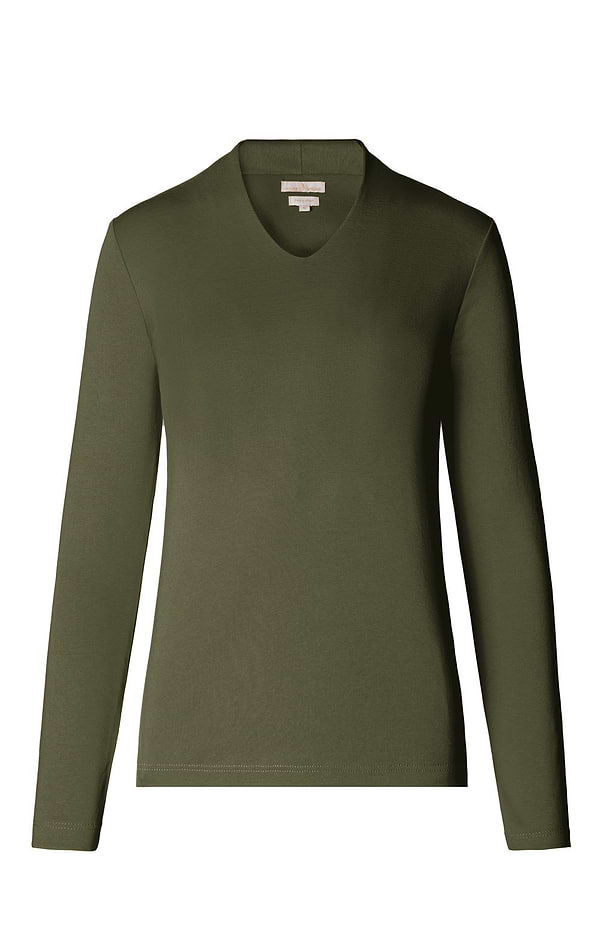 Ladies Cotton V-Neck Top