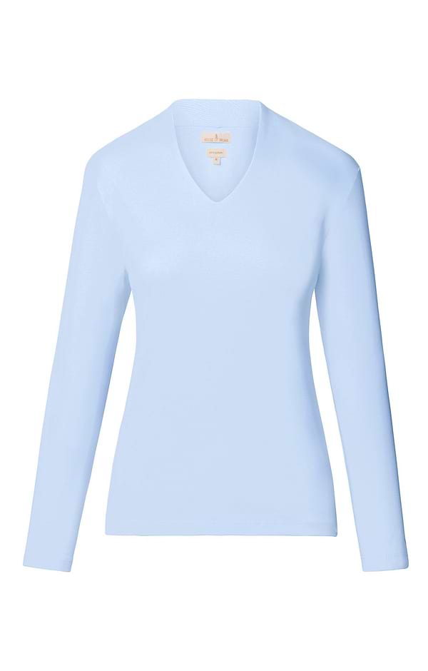 Ladies Cotton V-Neck Top