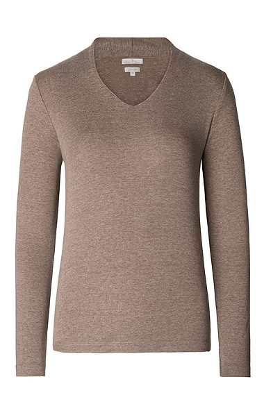 Ladies Cotton V-Neck Top