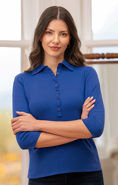 Ladies Cotton Polo Shirt