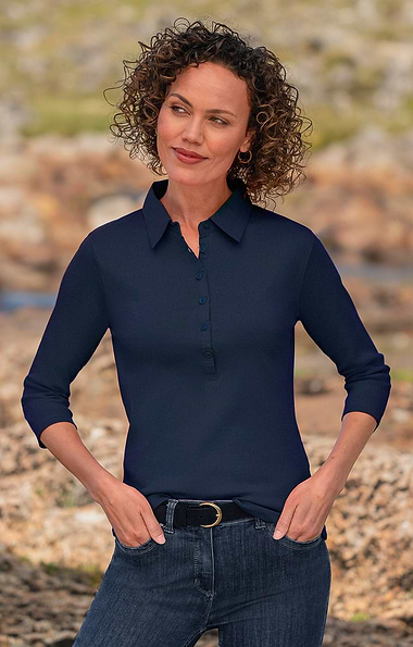 Ladies Cotton Polo Shirt