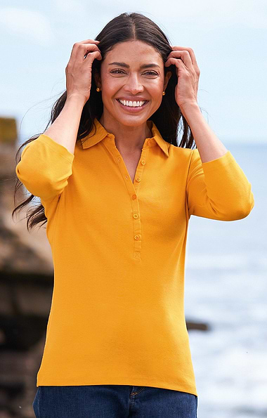 Ladies Cotton Polo Shirt