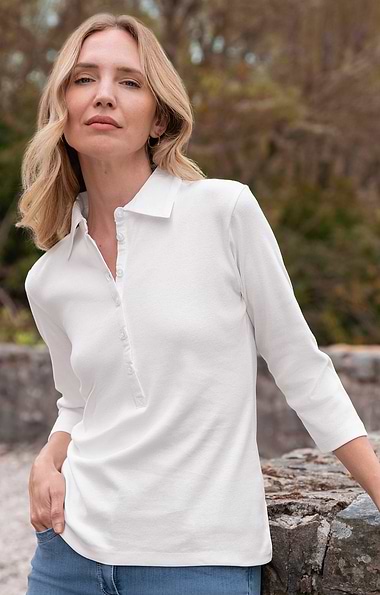 Ladies Cotton Polo Shirt