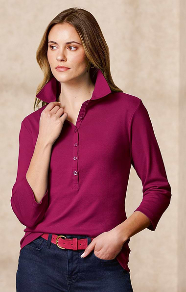 Ladies Cotton Polo Shirt