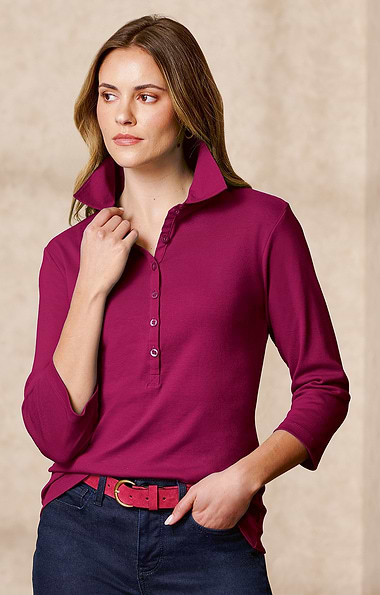 Ladies Cotton Polo Shirt